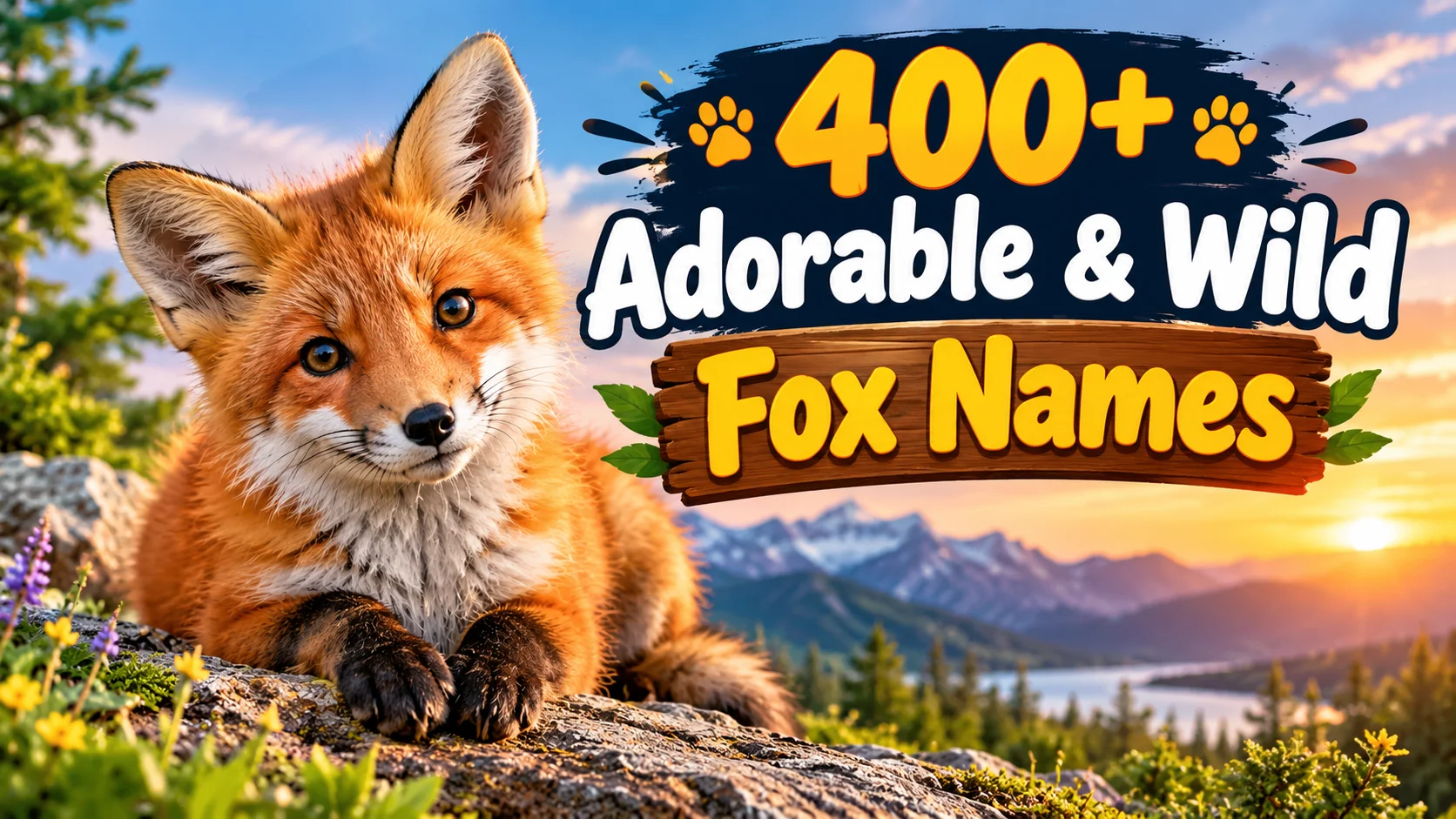 adorable-and-wild-fox-names